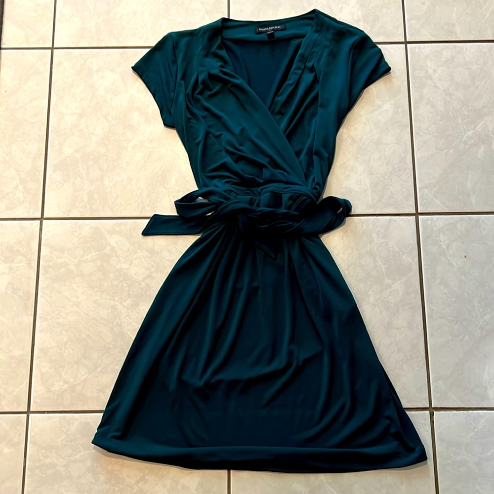 Teal short dress